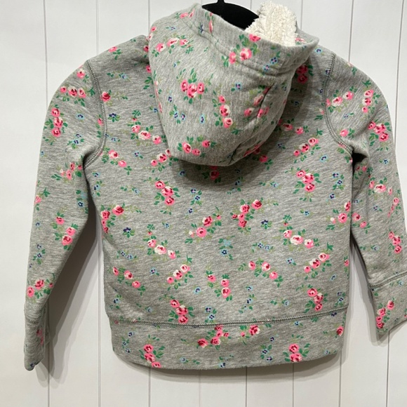 Girl’s sherpa-lined logo hoodie - Picture 6 of 10